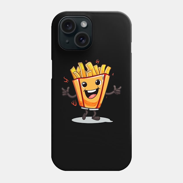 kawaii french fries T-Shirt cute potatofood Phone Case by nonagobich