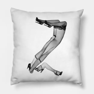 Vintage Pin Up Legs Pillow