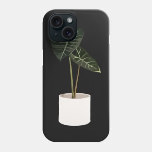 Alocasia Longiloba Plant Phone Case