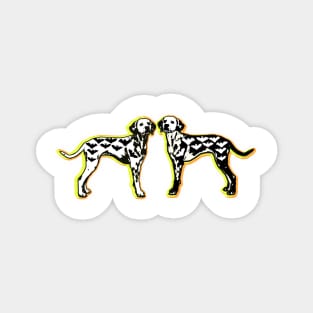 Bat markings Dalmatian Magnet