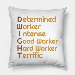 The Office Dwight Acronym Dunder Mifflin Pillow