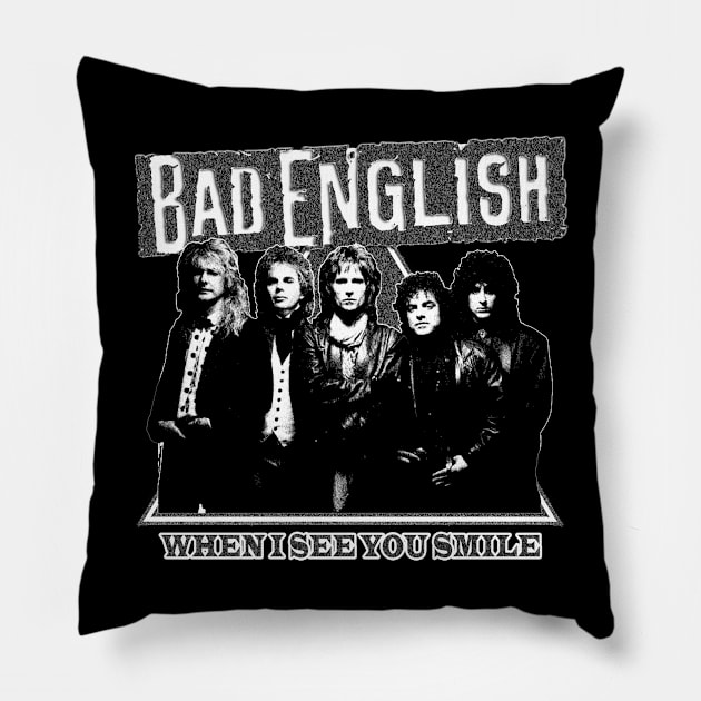 Bad English Grunge Style Pillow by kazetzamandoeloe