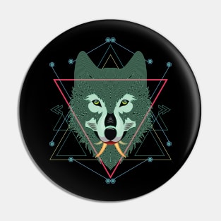 Wild Wolf Head Killer Pin