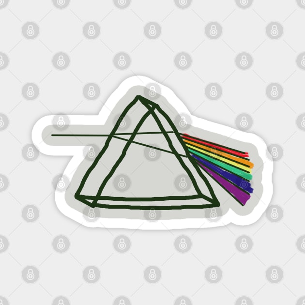 Prism hand drawn Magnet by neteor