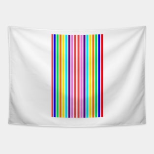 many colorful stripe pattern cell phone case Tapestry