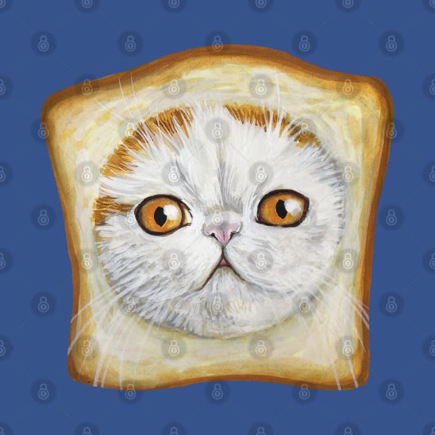 Toast Cat by The Art of Megan Mars