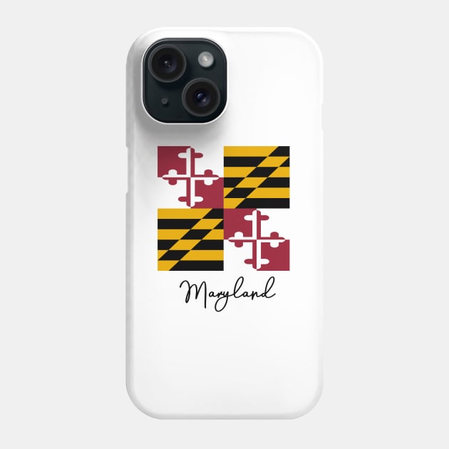 Maryland Phone Case by MelissaJoyCreative