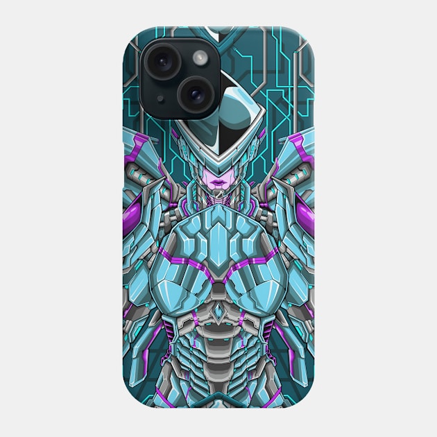 Next-Level Mecha Angel Phone Case by IMBAKID