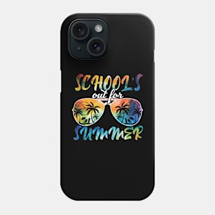 Schools Out For Summer Tie Dye Last Day Of School Teacher Phone Case