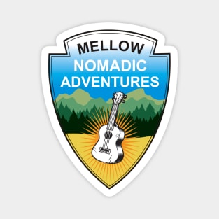 Mellow Nomadic Adventures Logo Magnet