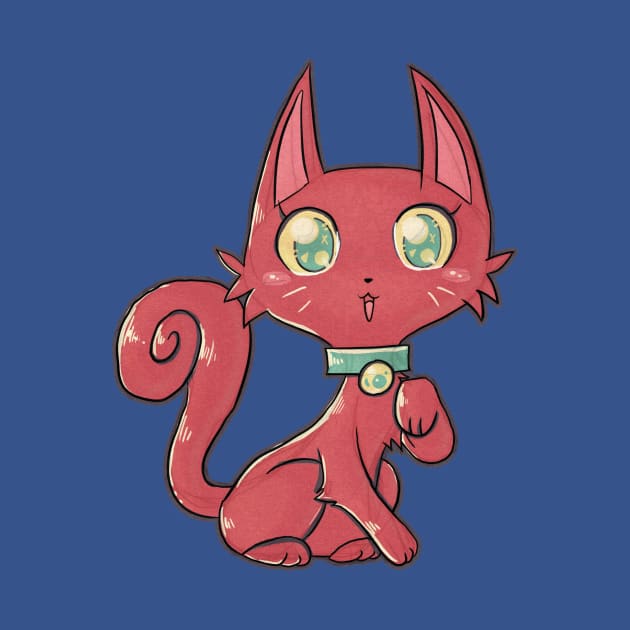 Pretty Red Kitty Cat by saradaboru