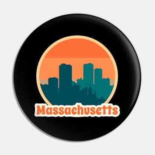 Vintage Massachusetts Pin