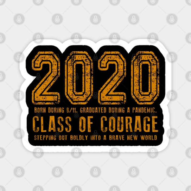 2020 Class of Courage - Orange Magnet by Jitterfly