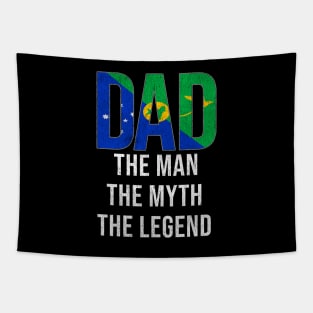 Christmas Islanders Dad The Man The Myth The Legend - Gift for Christmas Islanders Dad With Roots From Christmas Islanders Tapestry