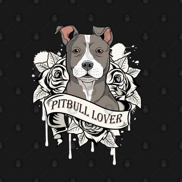 Awesome Pitbull Gift Print Pit Bull Lover Product by Linco