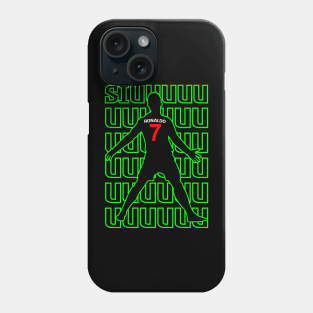 Siuuuuuu Cristiano Ronaldo Phone Case