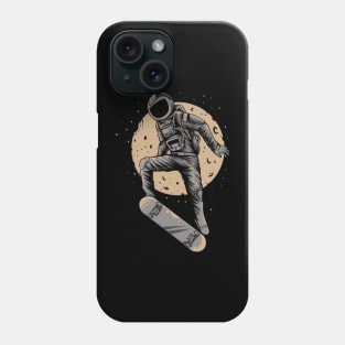 Astronaut skateboard Phone Case