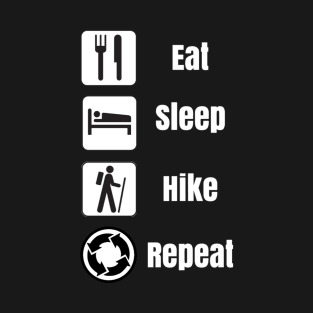 Eat Sleep Hike Repeat T-Shirt