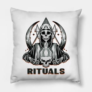 Mystical Manifestations: Occult Apparel Pillow