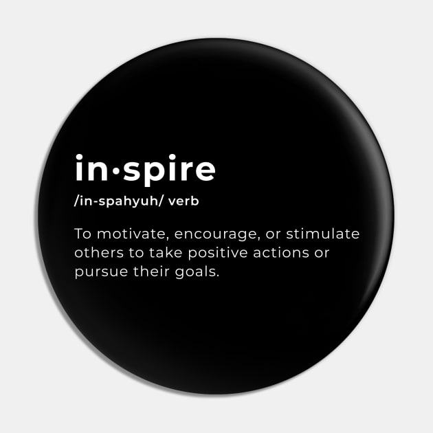 Inspire - Be the Change Pin by wordwearstyle
