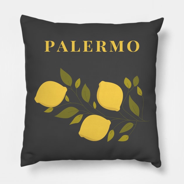 Palermo Limone Italy Design Pillow by yourstruly