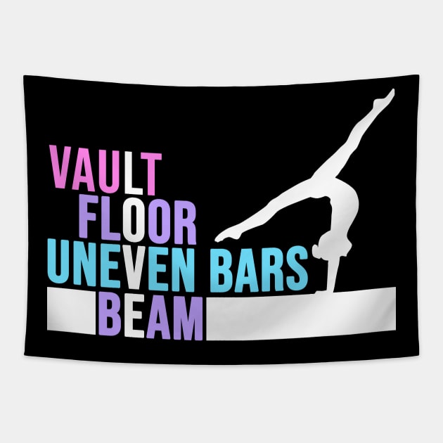 Gymnastics Gymnast Gym Funny Gymnastics Quote Gymnastics Clothing Gymnast Gift Leotard Beam Gymnastics For Girls Handstand Sports Gymnastic Funny Artistic Gymnastic Acrobatic Acrobatics Floor Fitness Tapestry by jkshirts