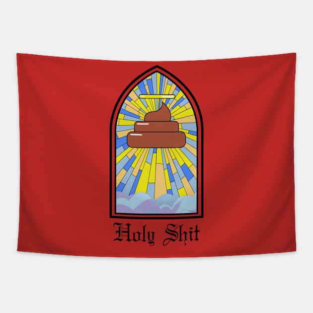 HOLY SHIT Tapestry by SIMPLICITEE