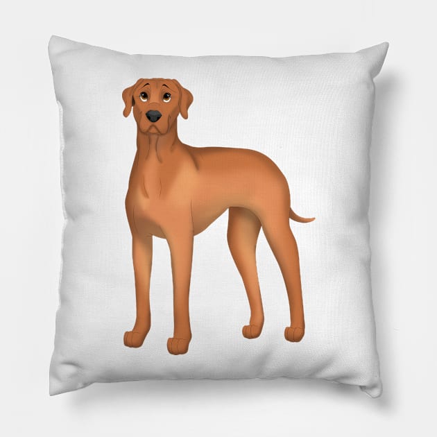 Rhodesian Ridgeback Dog Pillow by millersye