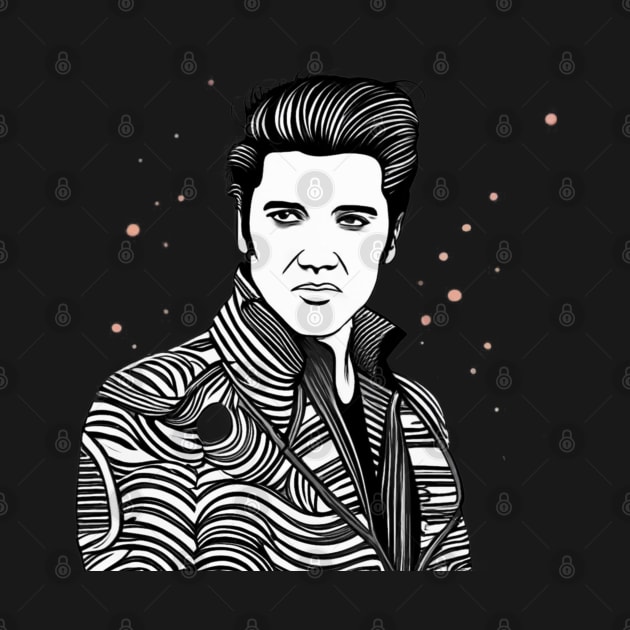 Elvis Presley vintage 80's by Aldrvnd