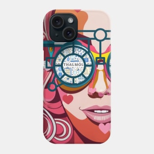Abstract Ophthalmology Valentines Girl,brafdesign Phone Case