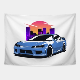 Blue Silvia S15 City Tapestry