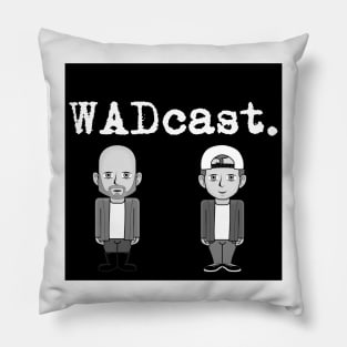 WADcast Homage Black Background Pillow