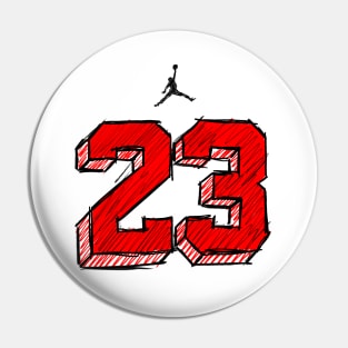 23 - THE GOAT Pin