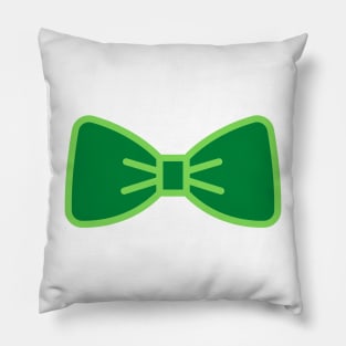 2 green bowtie Pillow