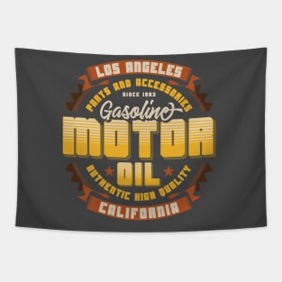 gasoline vintage motor oil custom california los angeles Tapestry