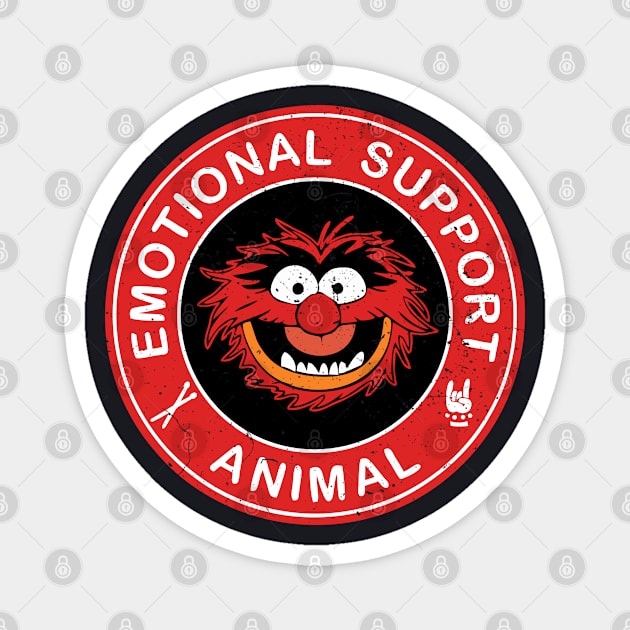 Muppets Emotional Support Animal Magnet by Pikan The Wood Art