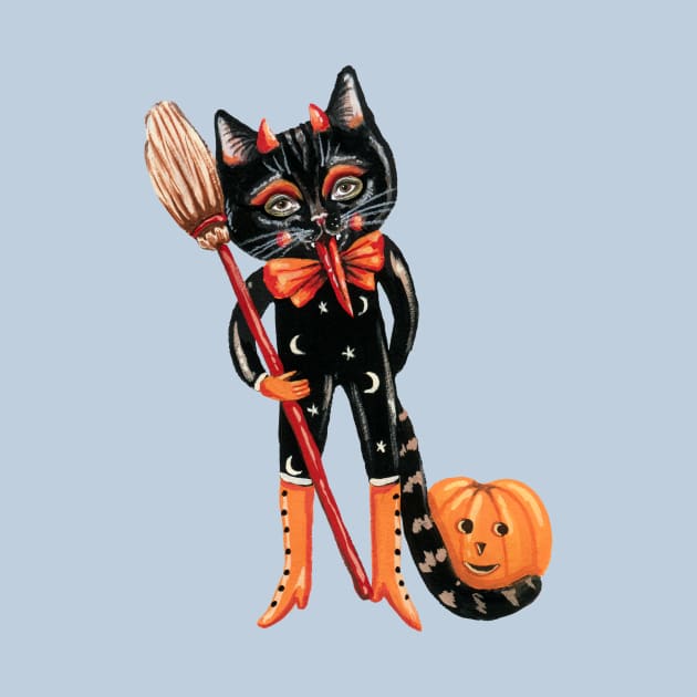 Halloween Devil cat by KayleighRadcliffe