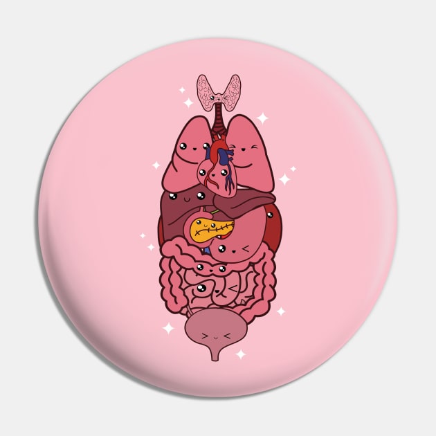 Kawaii Medical Anatomy Organs Pin by lulubee