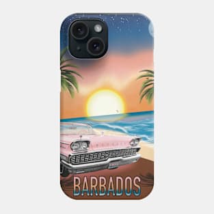 Paradise Barbados Island Holiday Caribbean Poster Reise Phone Case