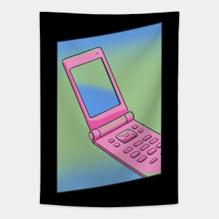 Vintage Flip Phone Tapestry