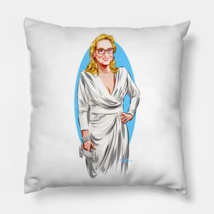 Meryl Streep - An illustration by Paul Cemmick Pillow