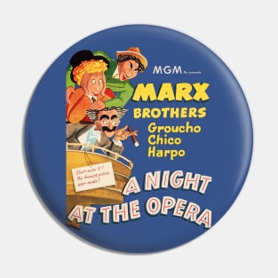 A Night at the Opera Movie Poster Pin