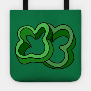 Green Chopped Bell Pepper Slices Tote