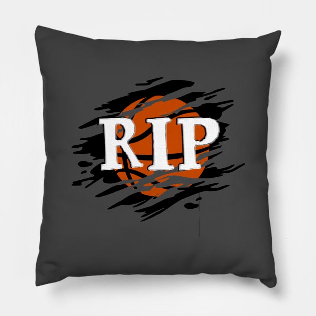 RIP to The Basketball Players Pillow by EdifyEra