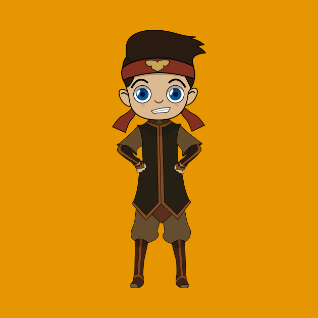 FIRE NATION AANG-CUTE CHIBI AVATAR CHARACTER by Movielovermax