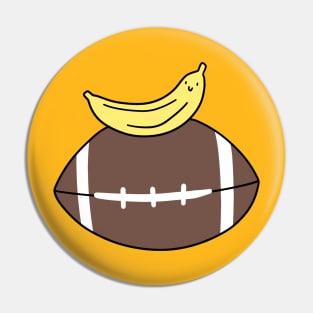 Banana and Football Pin