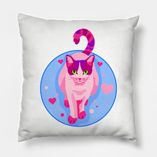 Cute Cat Design I Love my Cat Pillow