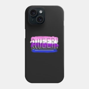 Queer! Genderfluid Flag! Phone Case