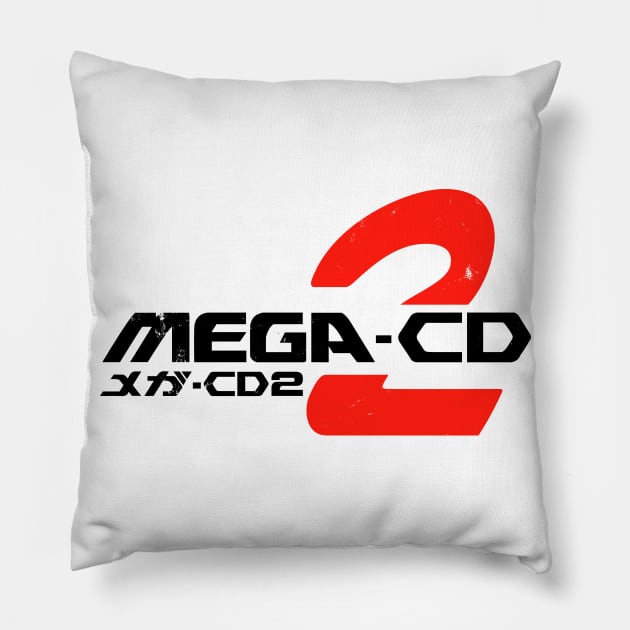 Mega CD 2 - Japanese Sega CD 2 Pillow by MalcolmDesigns