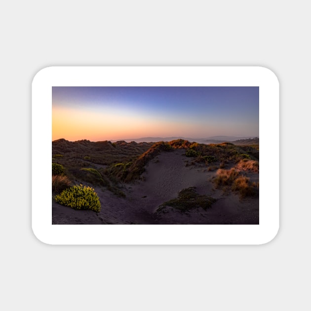 Dunes at dusk Magnet by blossomcophoto